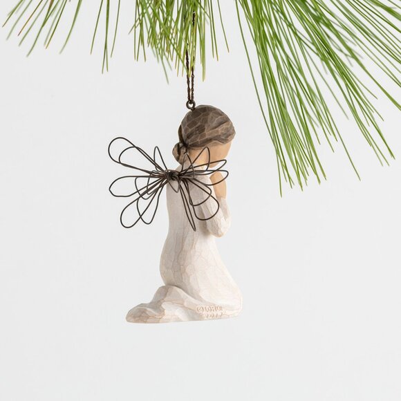 WILLOW TREE "ANGEL OF PRAYER" ORNAMENT (NEW IN THE BOX) SKU #26044 - Picture 2 of 7